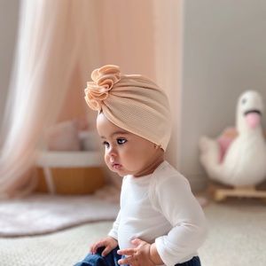 Cream colored turban